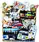 Sap City to Fat City collage - rivercardZ