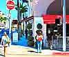 Brighton Way & Camden, SE Corner, Beverly Hills Lunch Hour, 10.13.05