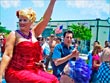 Anna Nicole Smith Waving, Gay Pride Parade, 06.23.02