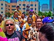 Sunny Faces, Laker Day, Staples Center, North Side, 6.14.02