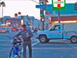 Street Activity, Normandie & Sunset, SW Corner, about 06:10 am, 08.12.02