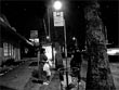 Waiting for Bus, Normandie & Sunset, SW Corner, about 4:45 am, 8.12.02
