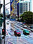 Cars, Sunset, Rainy Saturday Morn, 05.03.03