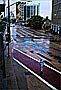 Jogger, Sunset, Rainy Saturday Morn, 05.03.03