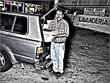 Delivering LA Times, Normandie & Sunset, about 4:20 am, 5.31.03