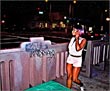 Pink Hooker, Normandie & Sunset, NE Corner, about 4:20 am, 5.31.03