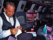 Sprucing up the Limo, outside Mirabelle’s, 8700 block of Sunset, 07.27.02