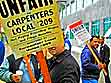 Picketers, 400 Block N. Maple, Beverly Hills, 5.3.06